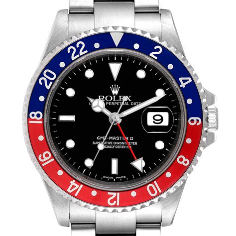 blue and red rolex